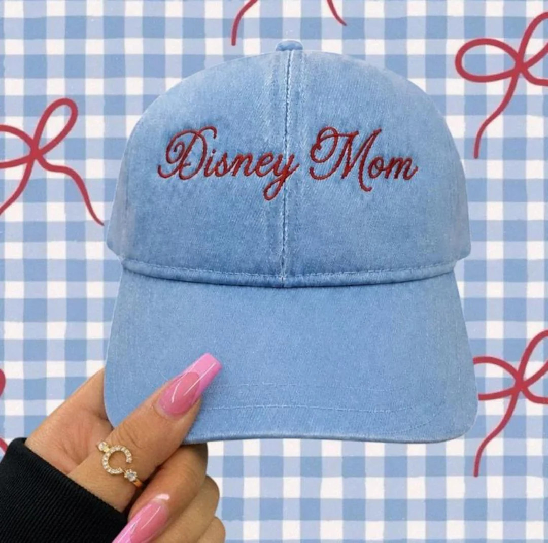 Disney Mom Embroidered Denim Dad Cap –gift for Moms – Disney Inspired Cap - Etsy | Etsy (Global)