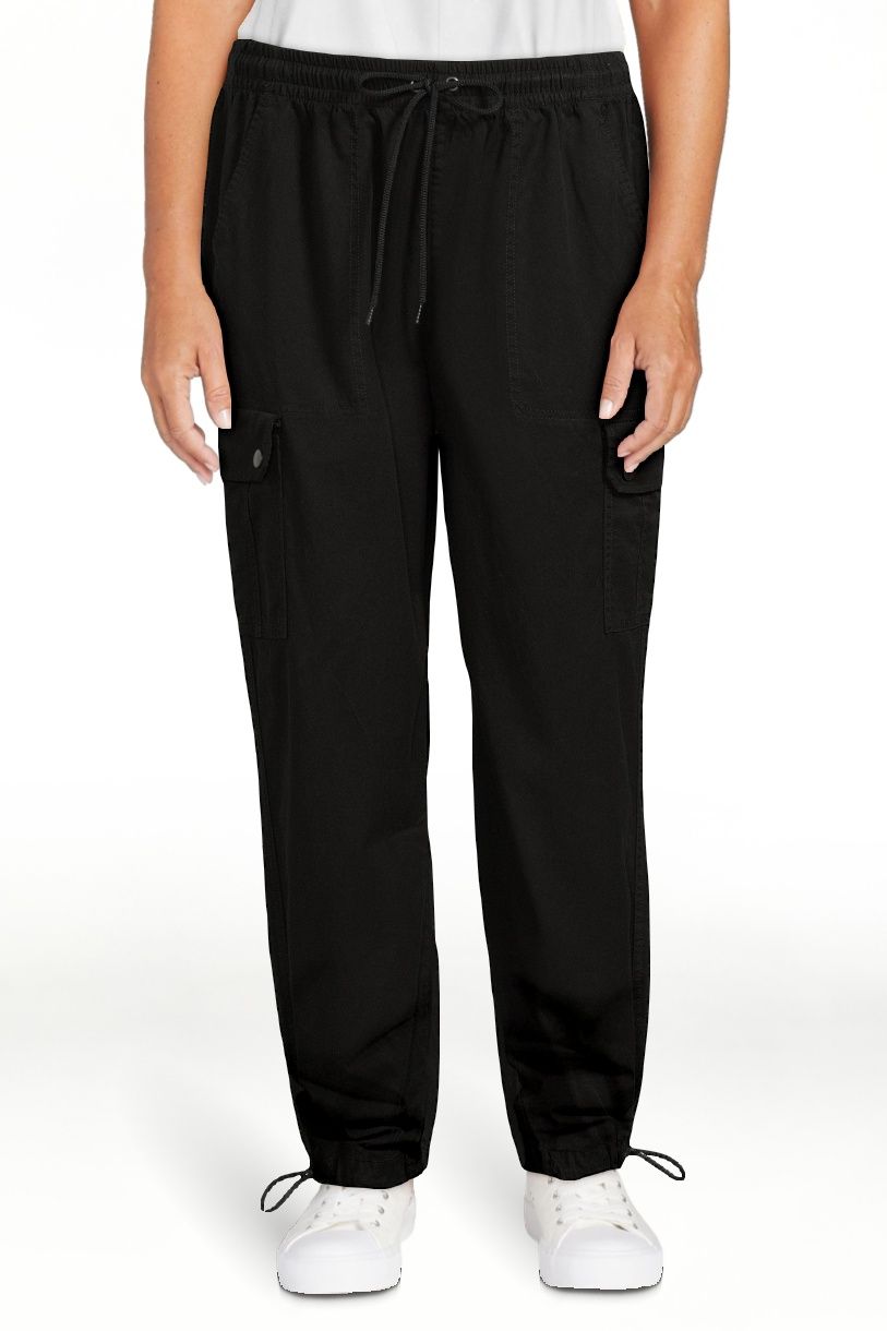 Time and Tru Women's Cargo Parachute Jogger Pants, 26" Inseam, Sizes XS-XXL | Walmart (US)