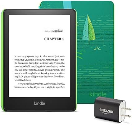 Kindle Paperwhite Kids Essentials Bundle Including Kindle Kids Device - (16 GB), Kids Cover - Eme... | Amazon (US)