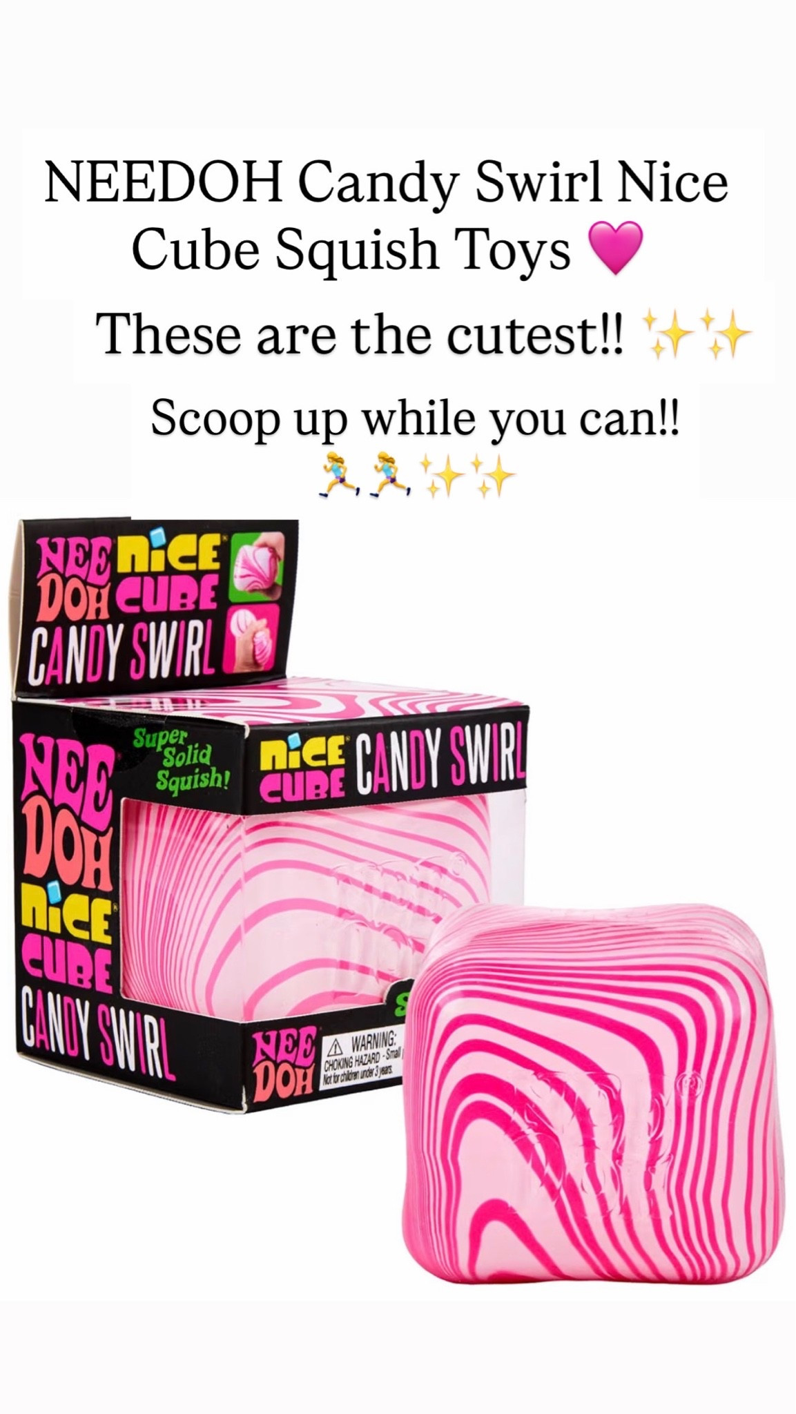 NEEDOH Candy Swirl Nice Cube