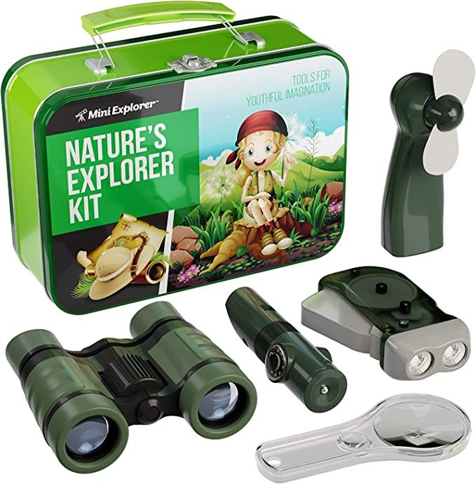Nature Explorer Kit for Kids - Camping Gear & Accessories Play Toy Gift for Boys Outdoor Children... | Amazon (US)