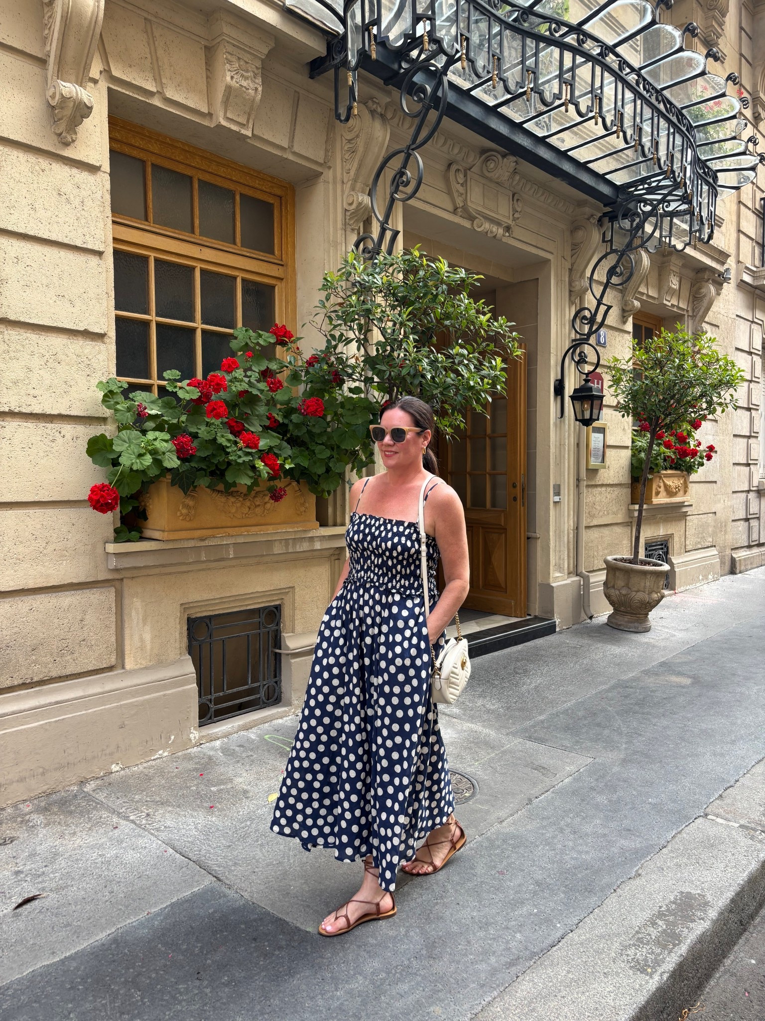 This dress from last year was such a perfect summer piece for hot weather! And also makes for a fantastic travel dress. The cotton voile is lightweight and breezy. Rolls up in your suitcase. It is machine washable, but was easy to hand wash in the hotel sink and air dry, making it great for multiple wearings. Has a removable strap. And can be used for a cover up too. 