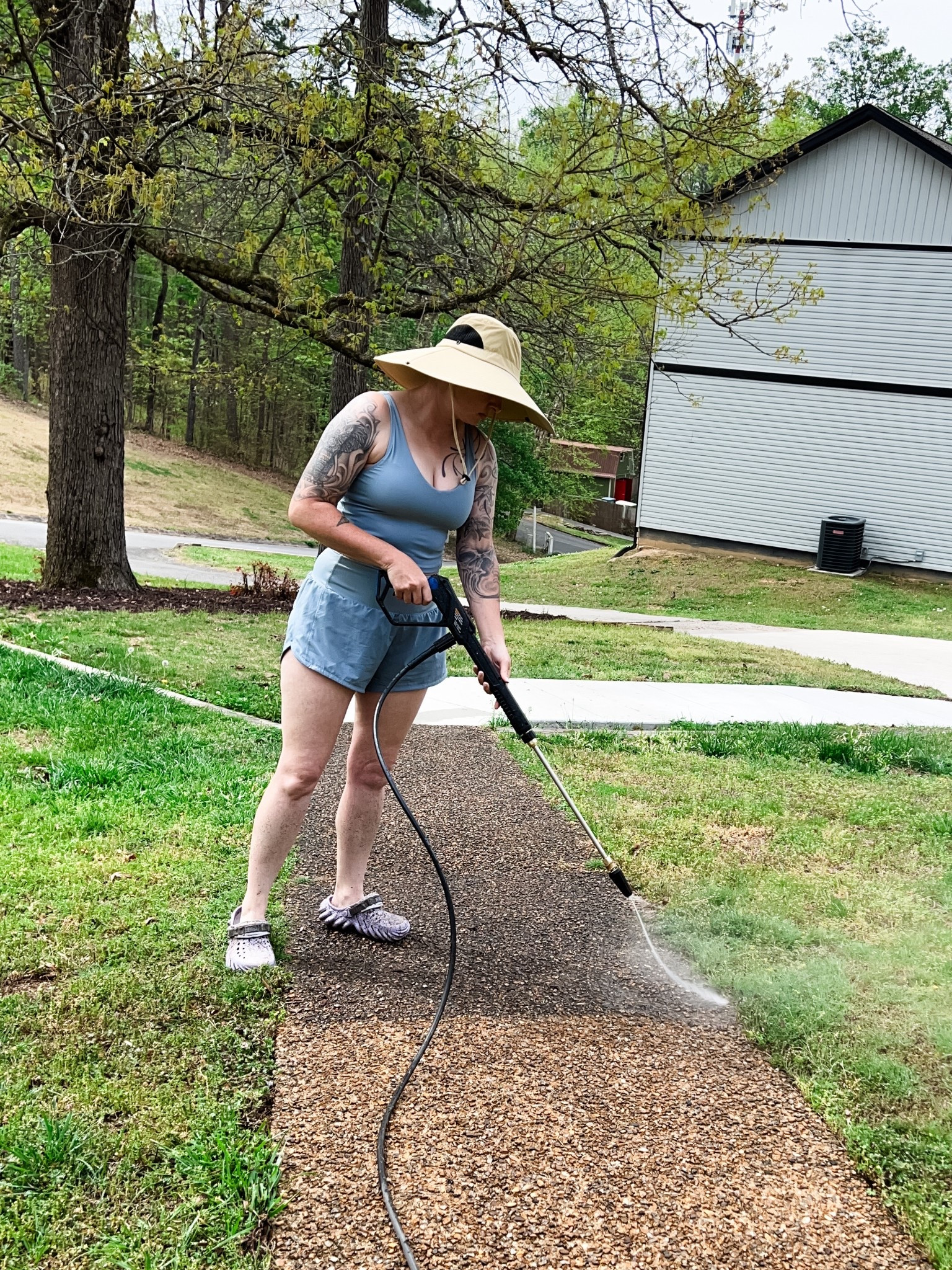 After 8 days of pressure washing, I’m finally done. I borrowed this machine from my friends and it is SO powerful for such a low price. I immediately ordered my own. 

#LTKdayinmylife #LTKHome #LTKSeasonal