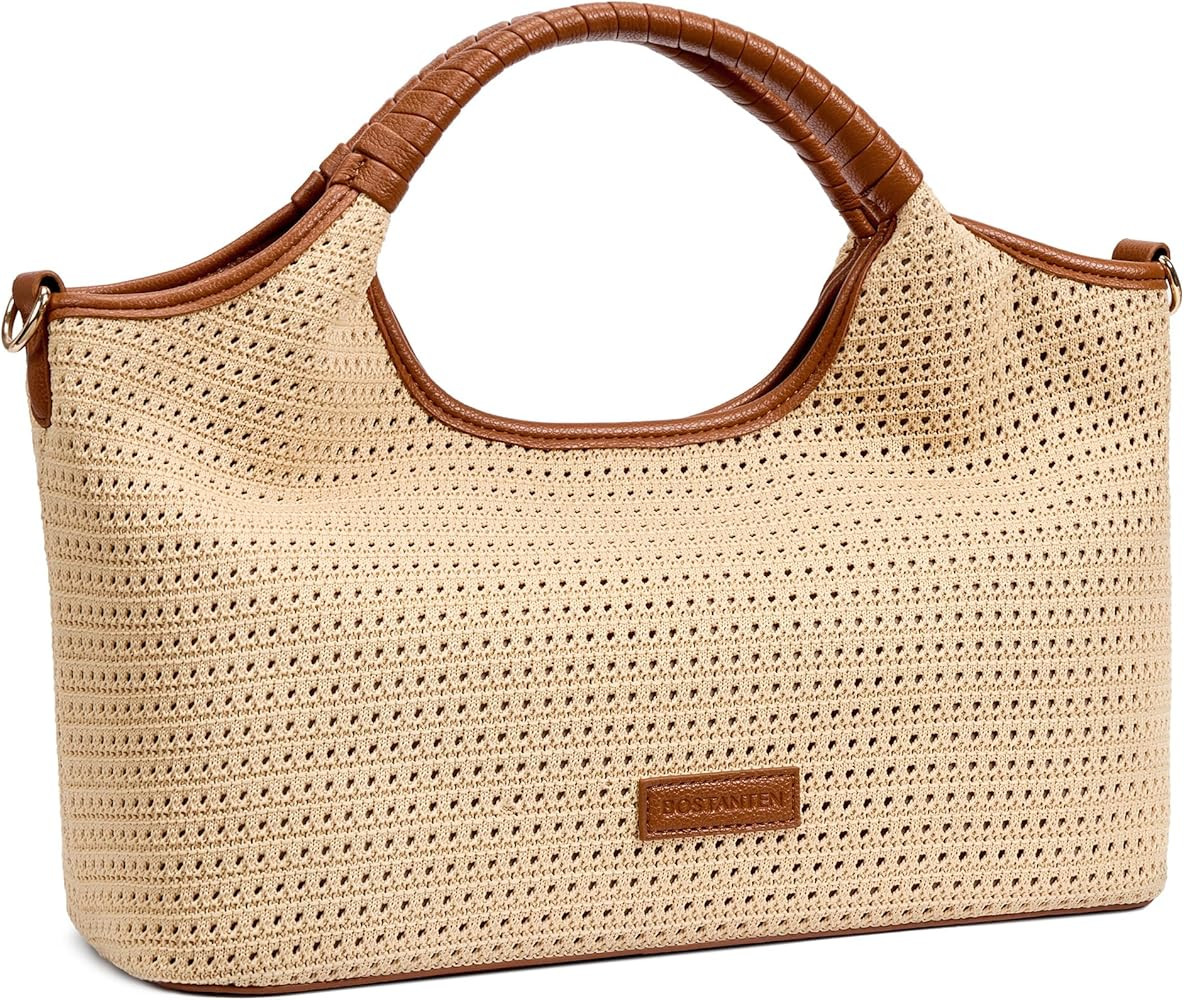 BOSTANTEN Genuine Leather Purses for Women Designer Handbags Crossbody Shoulder Bags Top Handle S... | Amazon (US)