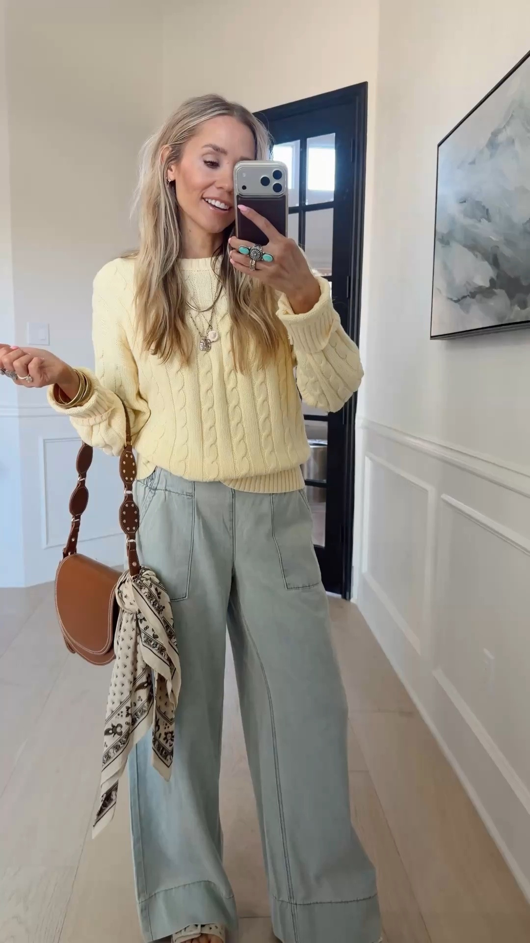 Buttery yellow sweatshirt & these pants look 👀 EXACTLY like the FP pants I ordered (I returned) bc these Amazon ones rock! 

Wearing size s / my tts in both 

#LTKdayinmylife #LTKootd #LTKgrwm