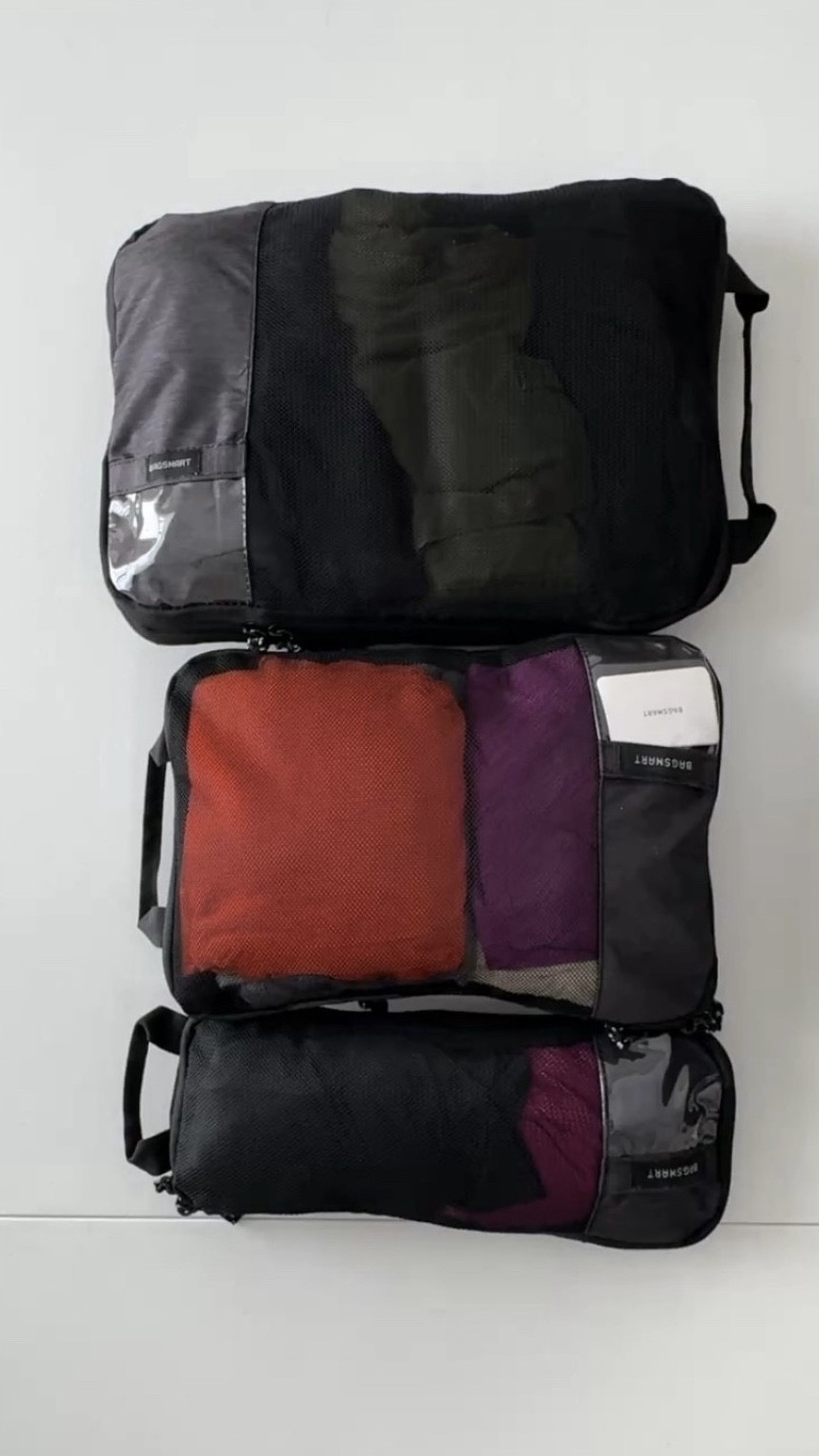 The last weekend of the summer is coming up. If you're traveling, you'll want to use these compression packing cubes. They help me pack more without taking up more space in my luggage.
#travelfind #LTKfamily 

 #LTKmomlife #LTKTravel