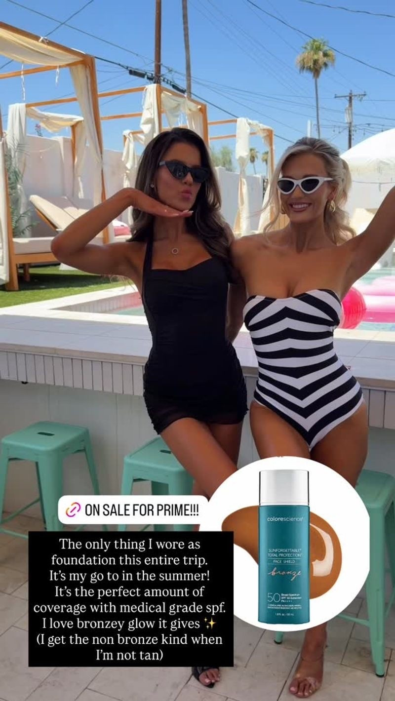 The only thing I wore as foundation this entire trip.It’s my go to in the summer! It’s the perfect amount of coverage with medical grade spf. I love bronzey glow it gives ✨(I get the non bronze kind when I’m not tan)

#LTKSaleAlert