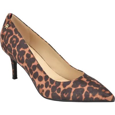 Tommy Hilfiger Motley Faux Leather Pump in Black at Nordstrom, Size 9.5 | Nordstrom
