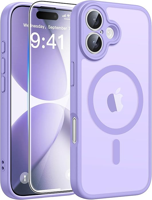 FNTCASE for iPhone 17 Case: [Compatible with Magsafe] Translucent Matte Cases with [Full Camera P... | Amazon (US)