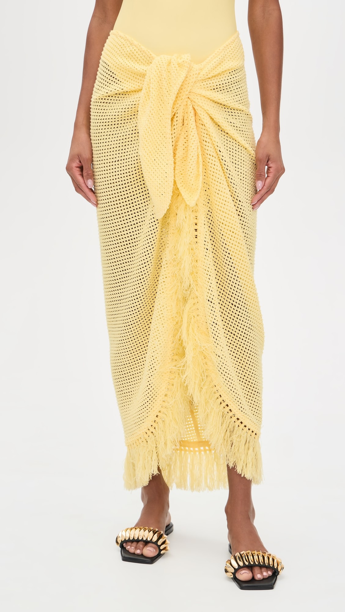 Katerina Knit Wrap Midi Skirt | Shopbop