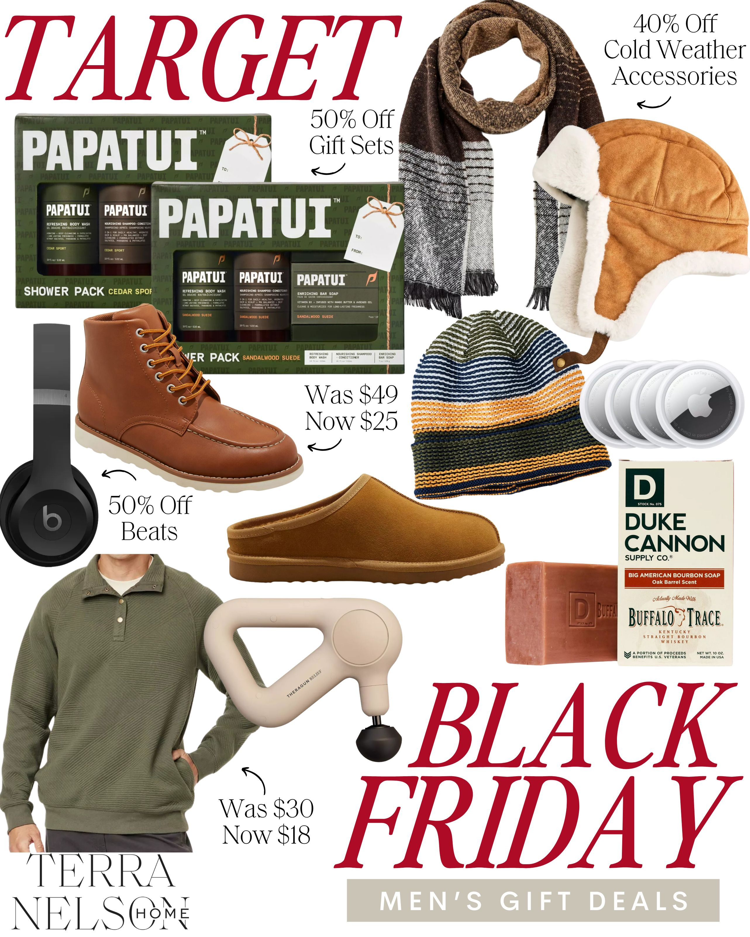 Black Friday Deals on Holiday Gifts for Men!
Target Black Friday Sale / Target Black Friday Deals / Gifts for Him / Gifts for Dad / Holiday Gifts for Him / Tech Gifts / Outdoor Gifts / Grooming Essentials / Sports Gifts / Cozy Gifts / Men’s Fashion / Gadget Gifts / Luxury Gifts / Travel Accessories / Fitness Gifts / Hobby Gifts / Grilling & BBQ Tools / Craft Beer & Spirits / Adventure Gear / Leather Accessories / DIY Gifts / Minimalist Gifts / Practical Finds / Men’s Skincare / Casual Wear / Hiking Gifts / Traeger Gifts / Men’s Watches / Men’s Scarves / Men’s Travel Accessories  

 #LTKCyberWeek #LTKHoliday #LTKSaleAlert