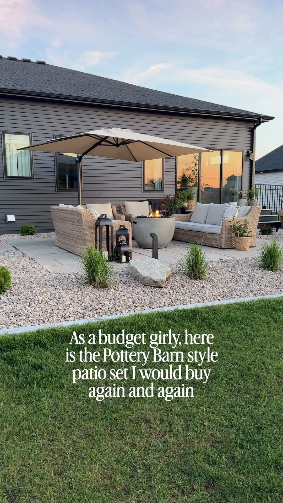 Shop this budget friendly Walmart patio set! 😍

Pottery Barn look with an everyday budget 🙌 The prettiest patio set that’s in stock and delivered to your front door. So many configurations to fit your space — we used 2 sofas and 2 swivel chairs to create this look. 

#patiofurniture #outdoorliving #patioinspo 

#LTKHome #LTKSeasonal