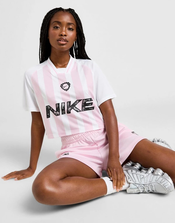 Nike Stripe Crop Football Shirt | JD Sports (UK)