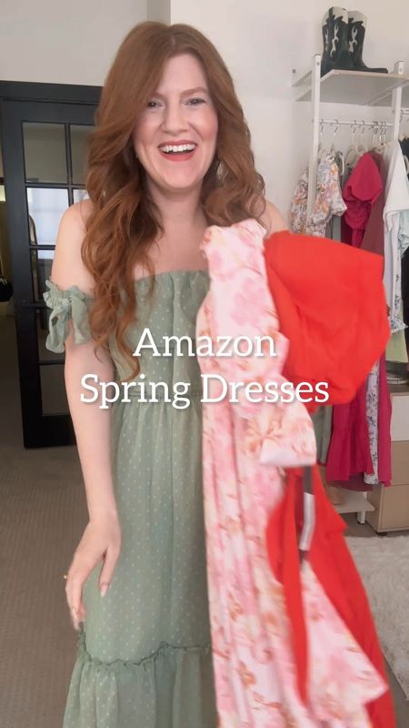 Loving these dresses from amazon for spring. Wearing size medium in all. 

Spring dress. Easter dress. 

#LTKsalealert #LTKfindsunder50 #LTKSeasonal