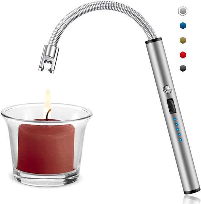 Candle Lighter, Upgraded USB Charging Arc Lighter with 360° Flexible Neck, Suitable Ignite Light... | Amazon (US)