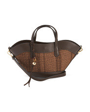 Made In Italy Leather Small Tulip Tote | Handbags | Marshalls | Marshalls