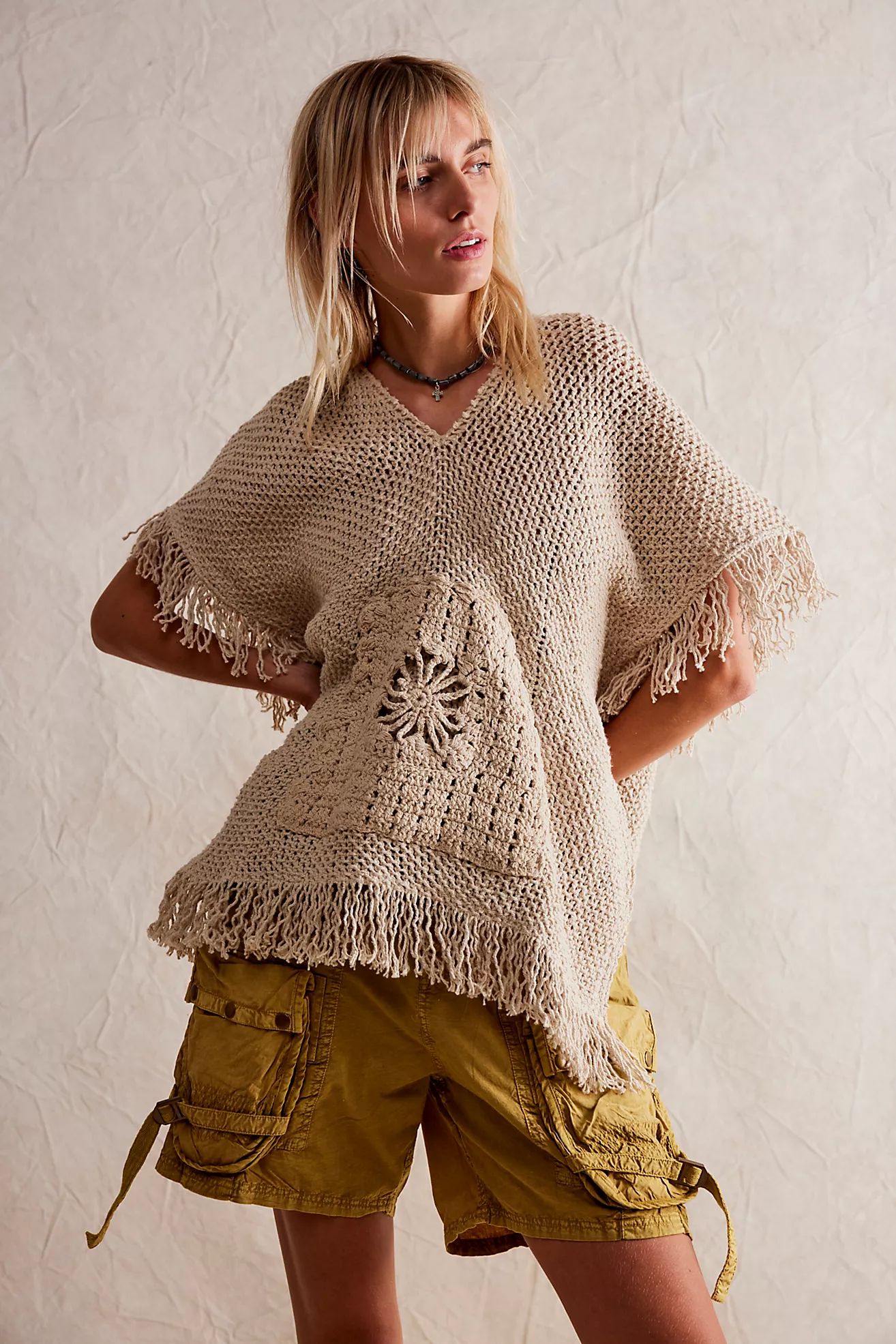 Topanga Crochet Poncho | Free People (Global - UK&FR Excluded)