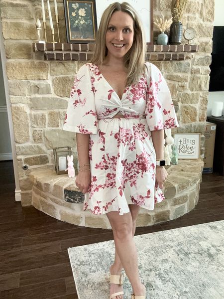 I’m wearing a size medium at 3 months postpartum and think it was big in the bust and shoulders. So, I should have sized down  

Vacation outfit, date night outfit, wedding guest dress, Easter, spring dress, spring outfit, white dress 

#LTKstyletip #LTKwedding #LTKtravel