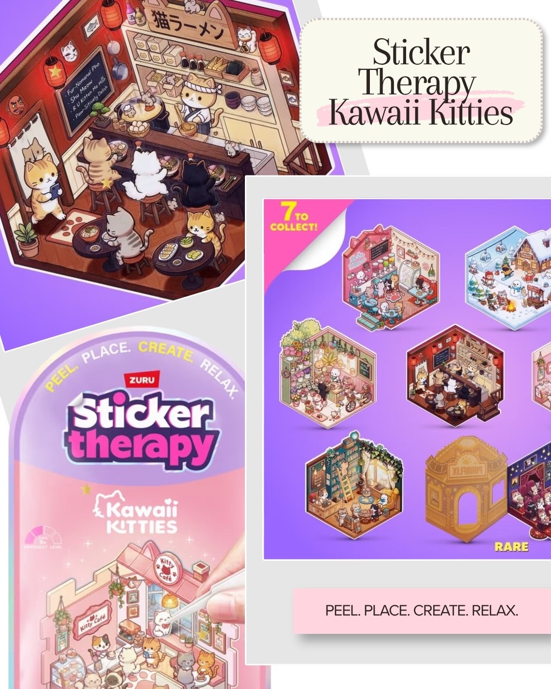 Sticker Therapy Kawaii Kitties

#LTKmomlife #LTKKids #LTKselfcare