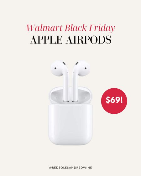 Walmart Black Friday Deals - AirPods on major sale!! Only $69

#LTKHolidaySale #LTKGiftGuide #LTKsalealert