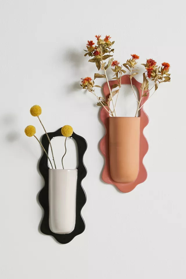 Ximena Wall Mounted Vase | Urban Outfitters (US and RoW)