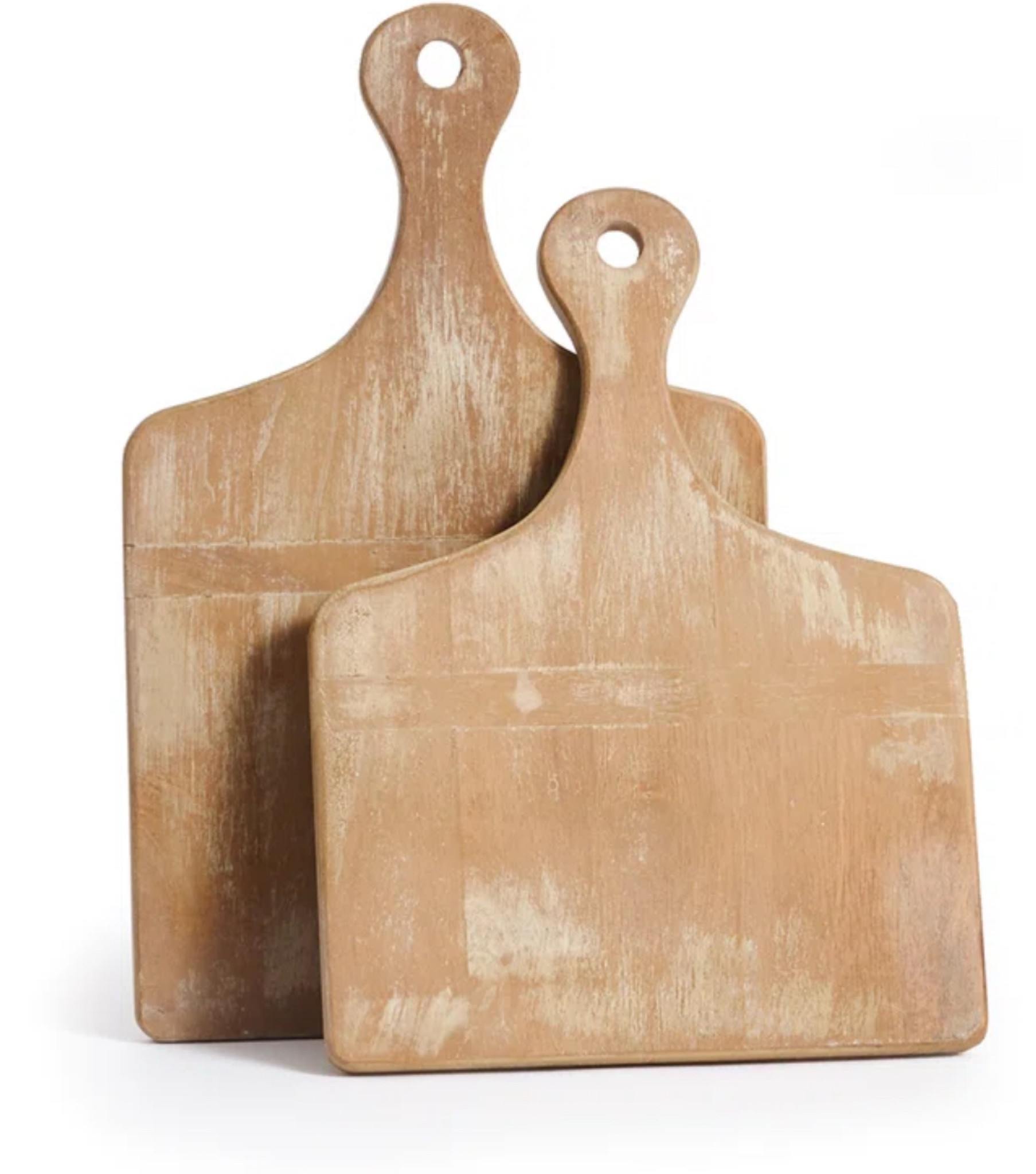 Product Type Cutting Board Set
Material Solid Wood
Handle(s) Included Yes
Product Care Clean with soap and water
Reversible Yes
Overall Shape Rectangle
Imported Yes
Total Number of Pieces Included 2

#LTKHome #LTKSaleAlert #LTKStyleTip