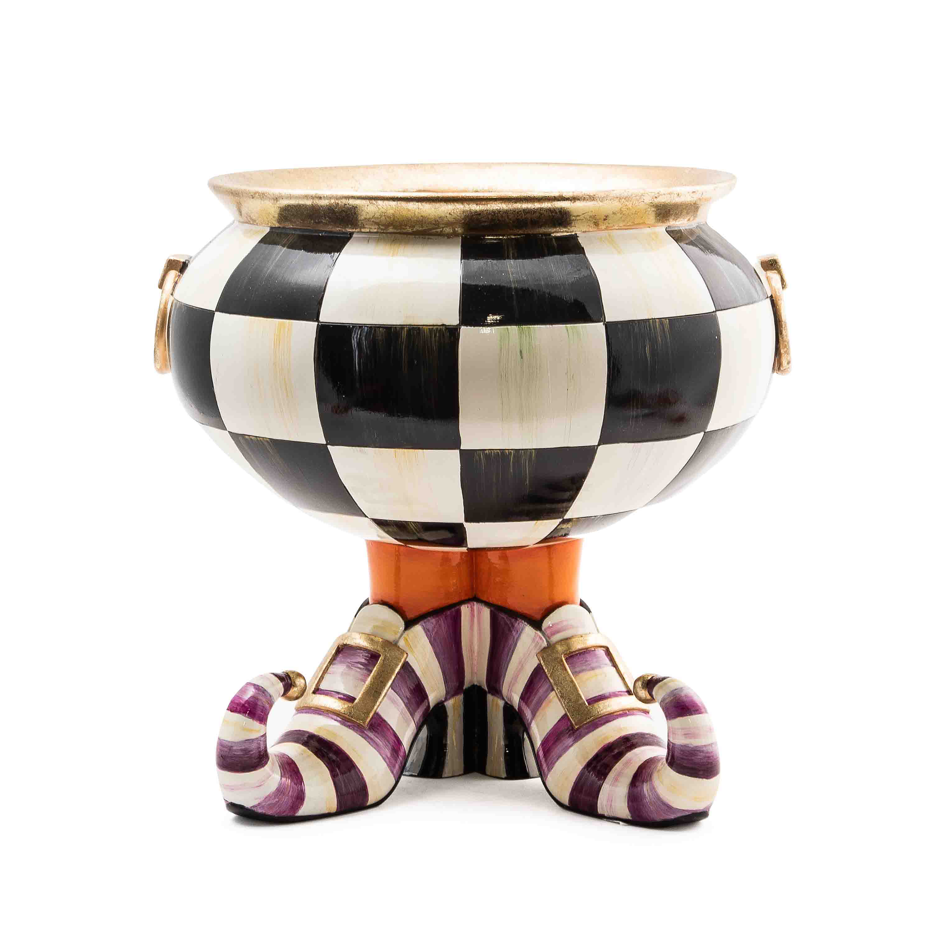MacKenzie-Childs Witch's Boot Cauldron | MacKenzie-Childs