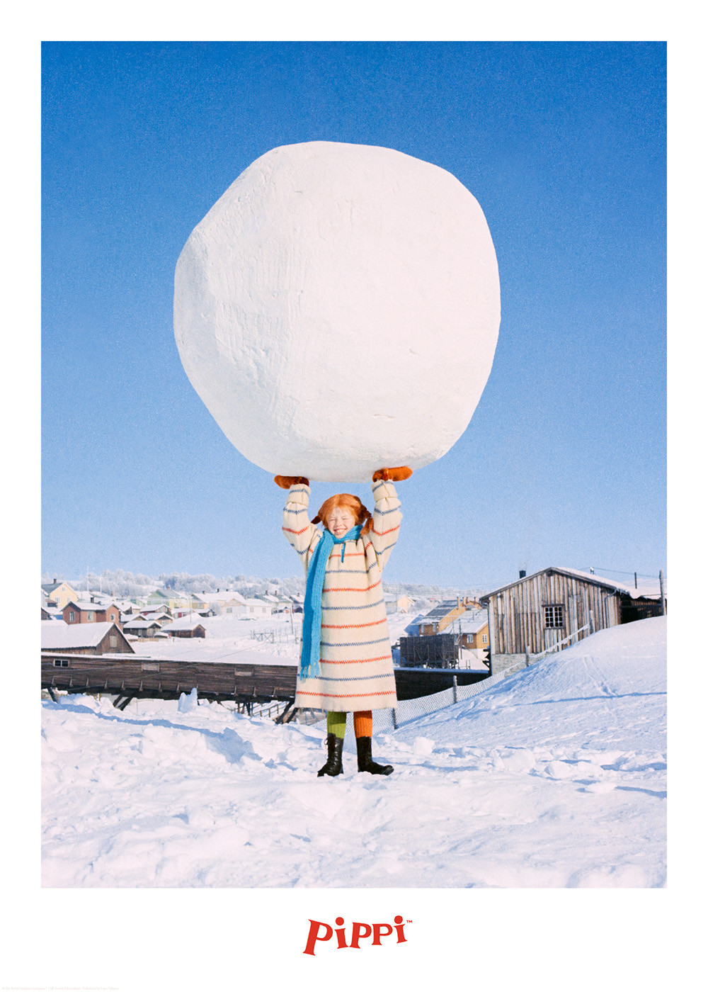 Pippi Longstocking and Snowball Poster | Desenio