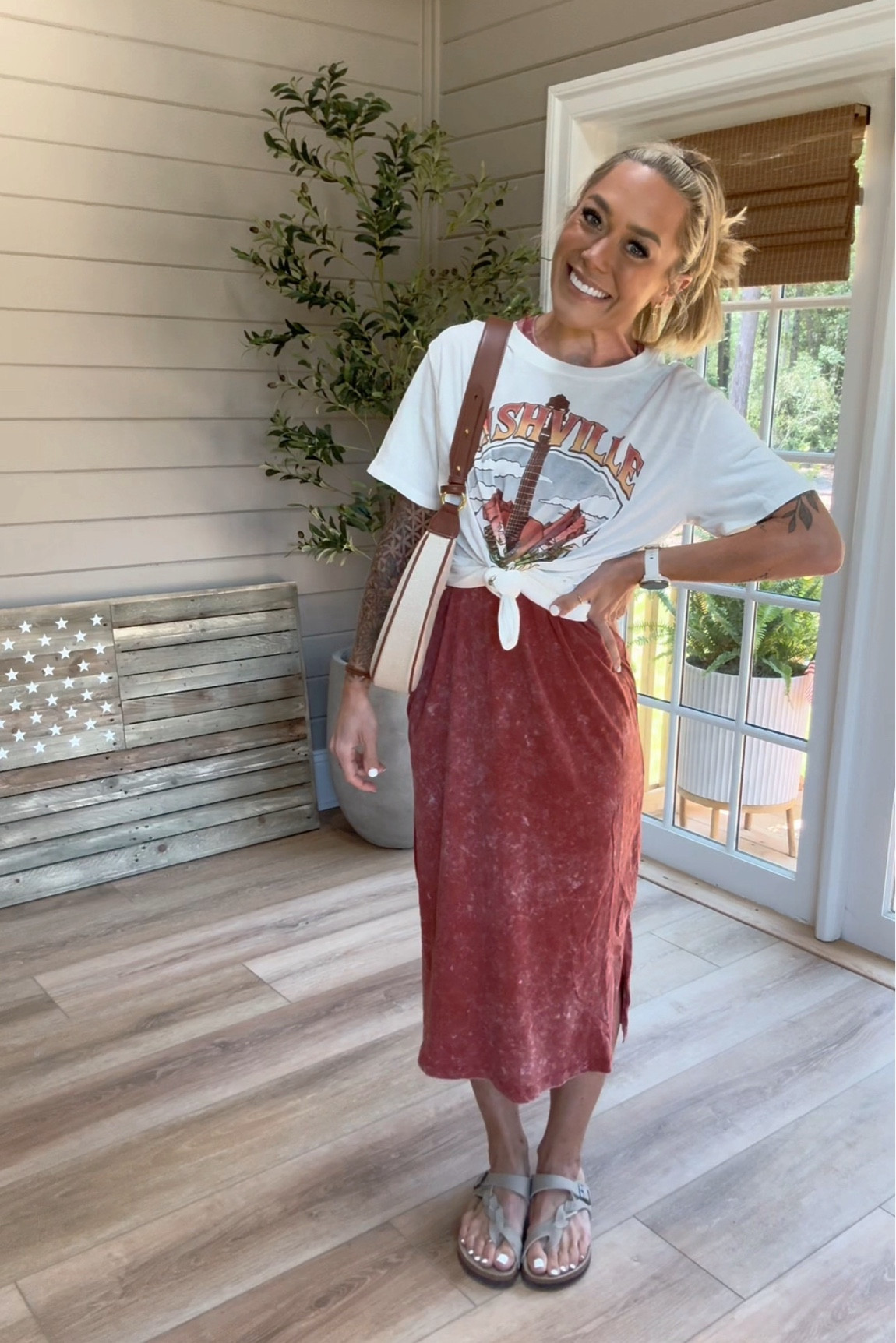 One of my fave easy fits👉🏼 midi dress + a graphic tee🤍✨super versatile & easy to style endless ways!!! 

This was one of my faves last year as well — only $14 from @walmartfashion🌻 several colors! @shop.ltk — 🏖️ #walmartpartner #walmartfashion #liketkit #summerstyle #walmartfinds / Holley Gabrielle 

#LTKFindsUnder50 #LTKStyleTip #LTKxWalmart