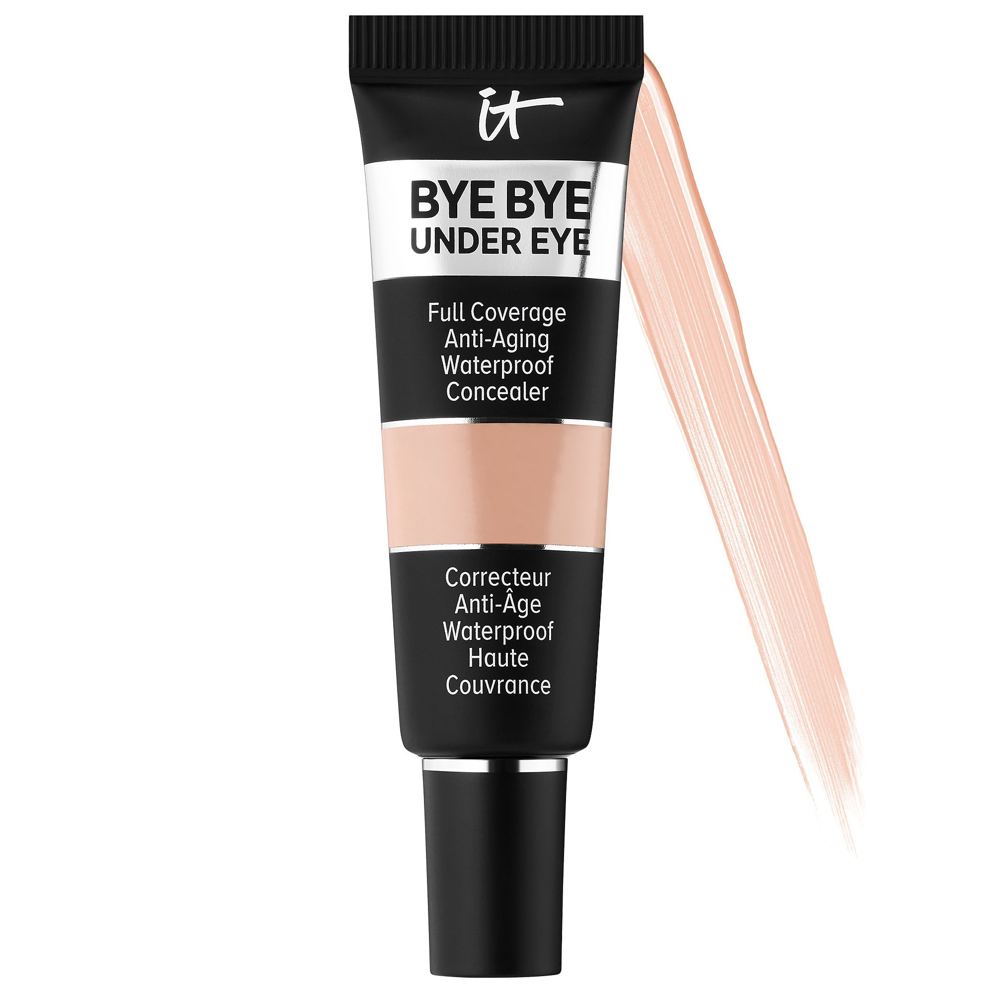 IT Cosmetics Bye Bye Under Eye Anti-Aging Full Coverage Concealer with Hyaluronic Acid 21.5 Medium Nude 0.4 oz/12 ml | Sephora (US)