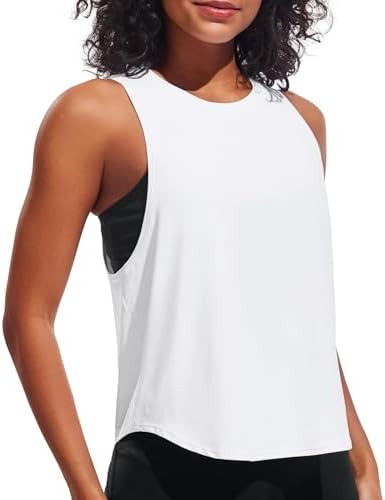 JOYSPELS Ice Silk Workout Tank Tops for Women Quick Dry Sleeveless Loose Fit Athletic Running Shi... | Amazon (US)
