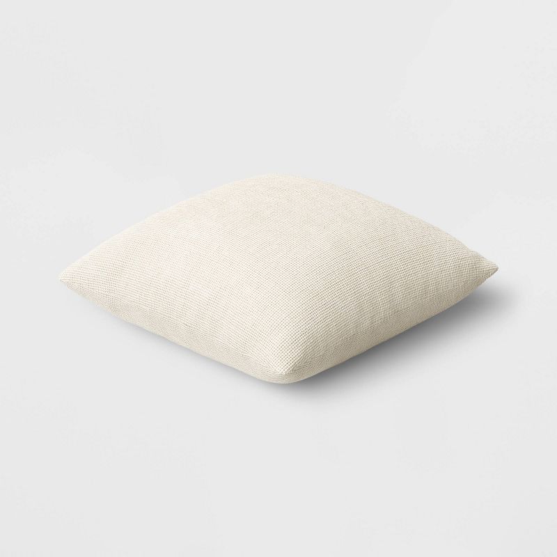 Oversized Basketweave Heathered Square Throw Pillow - Threshold™ | Target