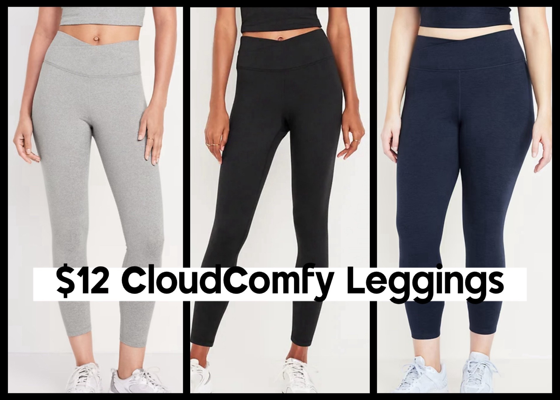 Old Navy has CloudComfy Leggings on sale for only $12 today - normally $29.99! These leggings are incredibly comfortable and soft, plus they have the best waistband. Amazing deal for these leggings that are available in a handful of colors. 

#LTKSaleAlert #LTKfitnessgoals #LTKActive