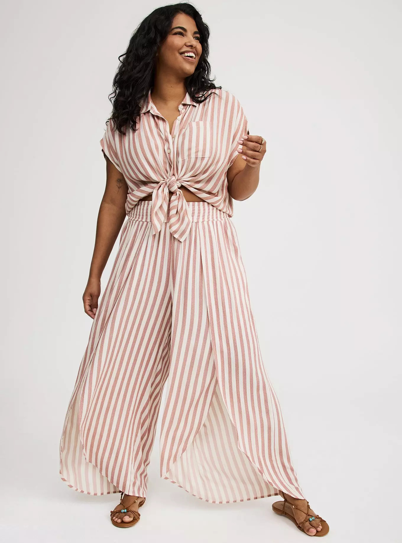 Crinkle Gauze Dolman Shirt | Torrid (US & Canada)