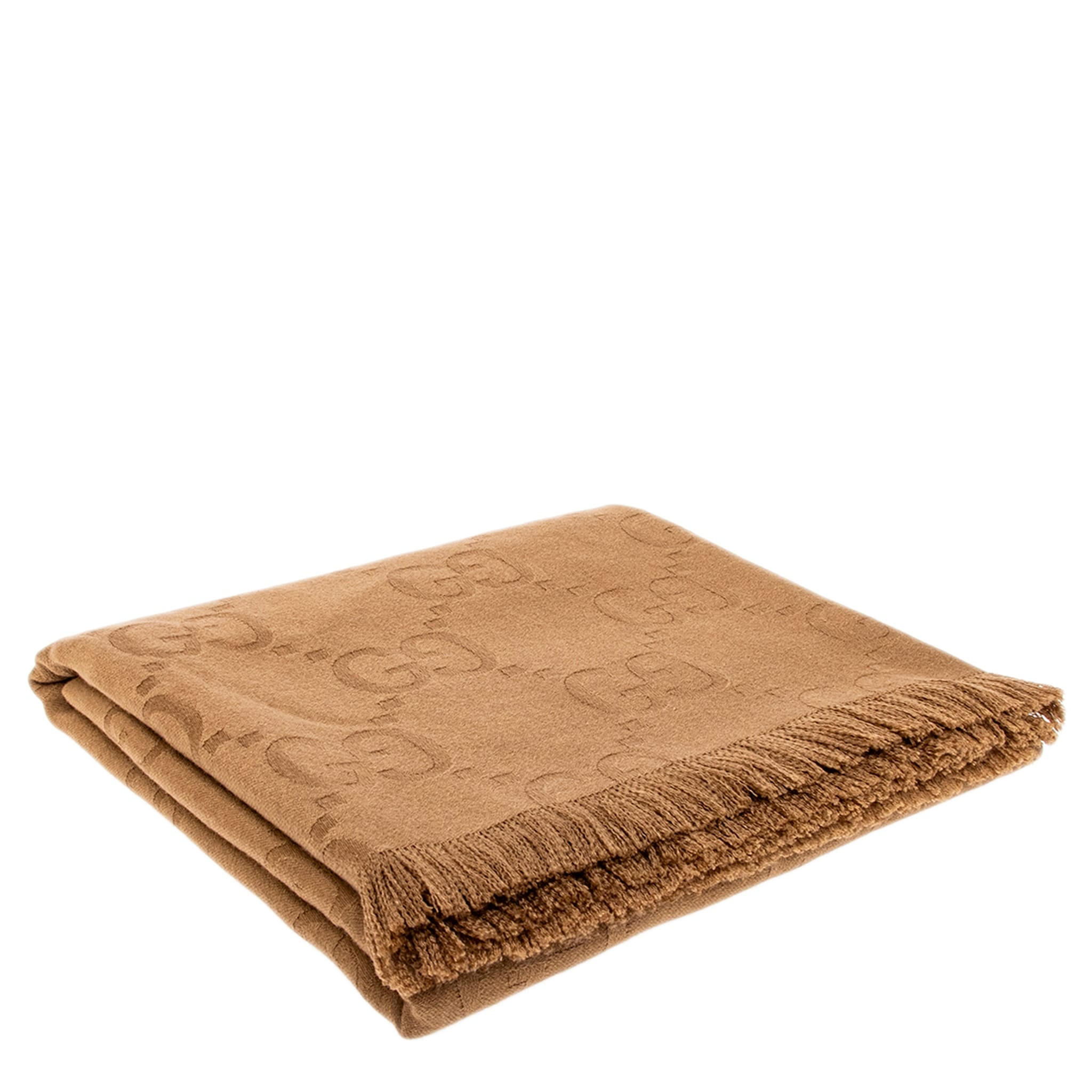 Gucci GG Wool Silk Jacquard Blanket - 71 x 53 in | Overstock