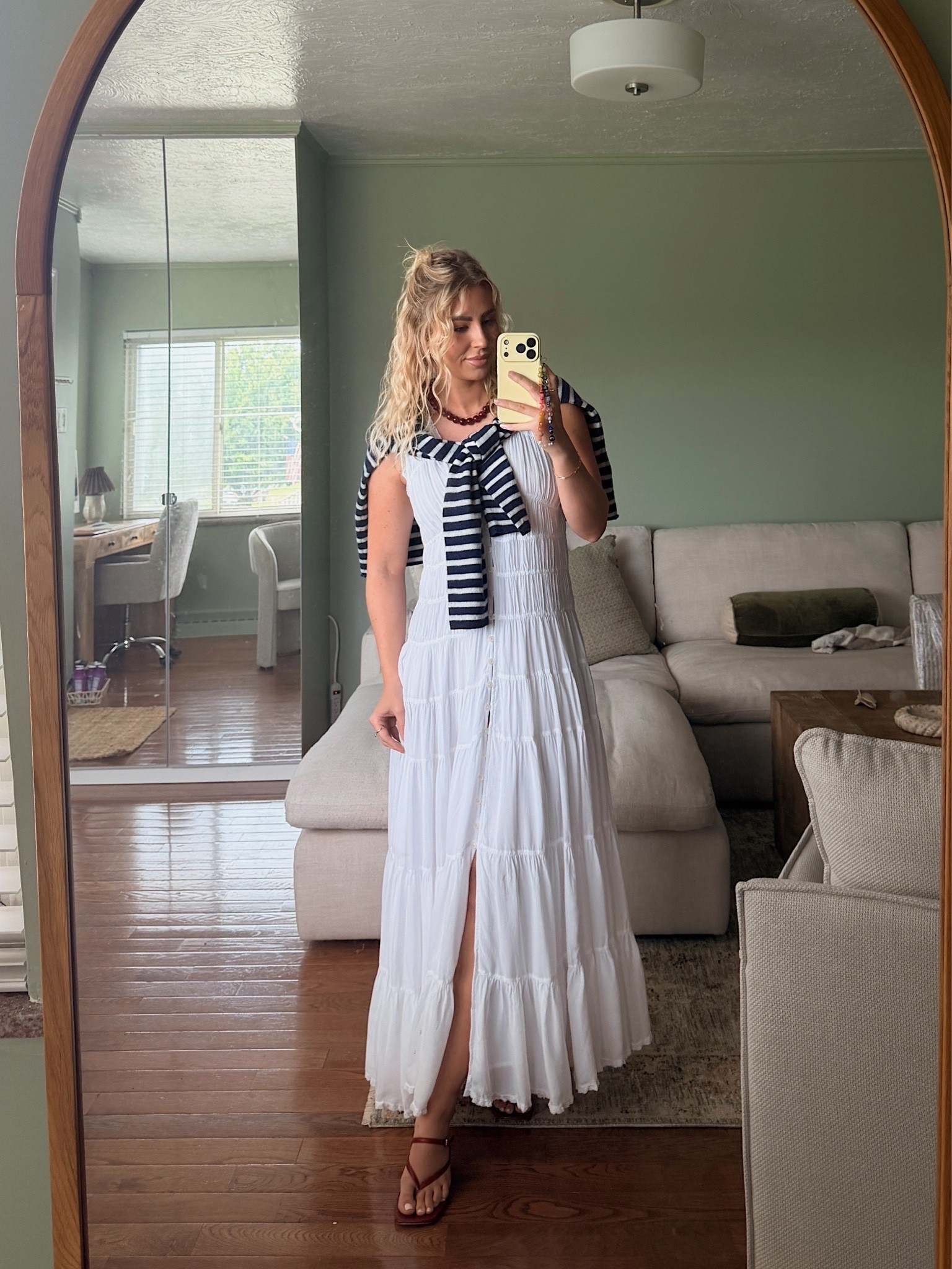 His exact dress is from Aritzia last summer I linked the most similar I could find and the striped sweater is old from Zara I also linked similar

#LTKootd #LTKSeasonal #LTKgrwm