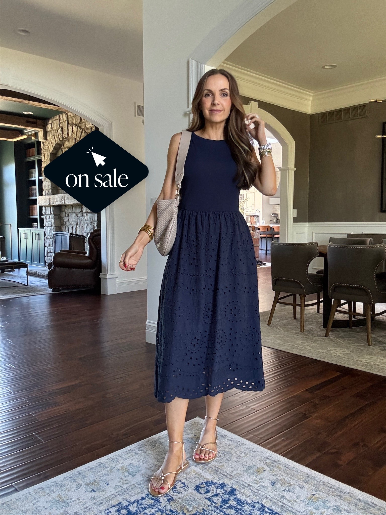 @amazon dress with eyelet detail comes in multiple colors and it currently marked down! Runs TTS, I am in a small

#LTKgrwm #LTKootd