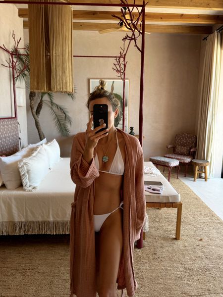 House pool robe bikini vibes 

#LTKSwim #LTKStyleTip #LTKTravel