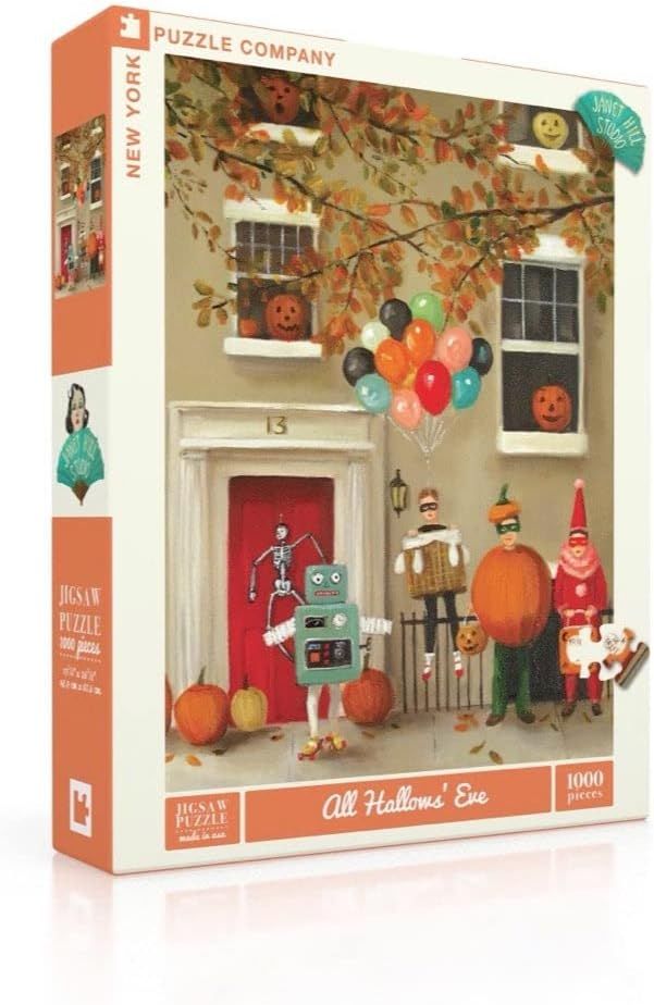 New York Puzzle Company - Janet Hill All Hallows' Eve - 1000 Piece Jigsaw Puzzle | Amazon (US)