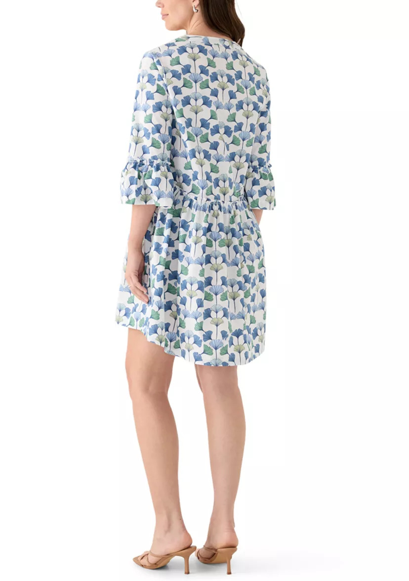 Women's Three-Quarter Sleeve Flounce Tiered Dress | Belk