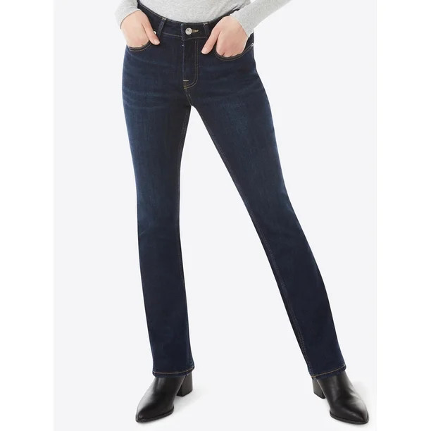 Free Assembly Women's Essential Mid-Rise Bootcut Jeans - Walmart.com | Walmart (US)