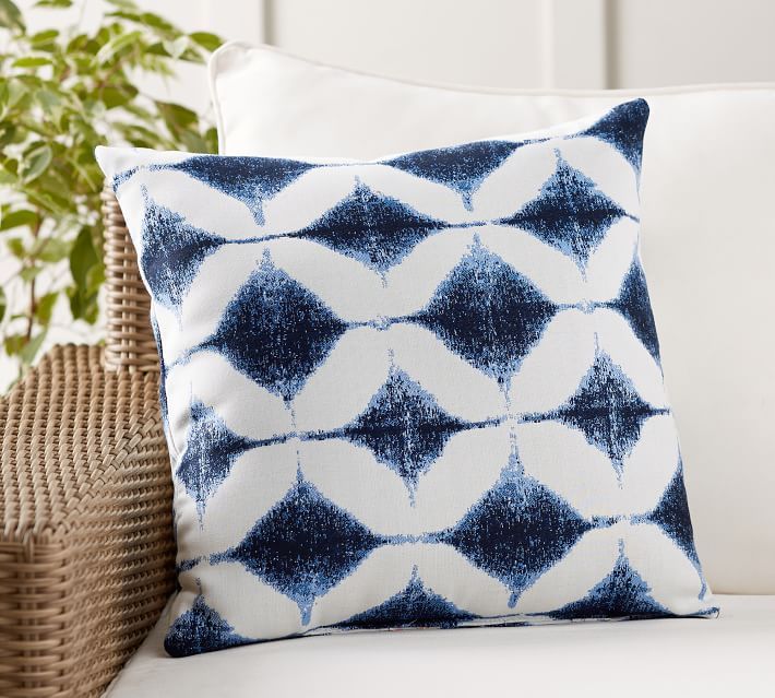 Sunbrella® Shelton Jacquard Indoor/Outdoor Pillow | Pottery Barn (US)