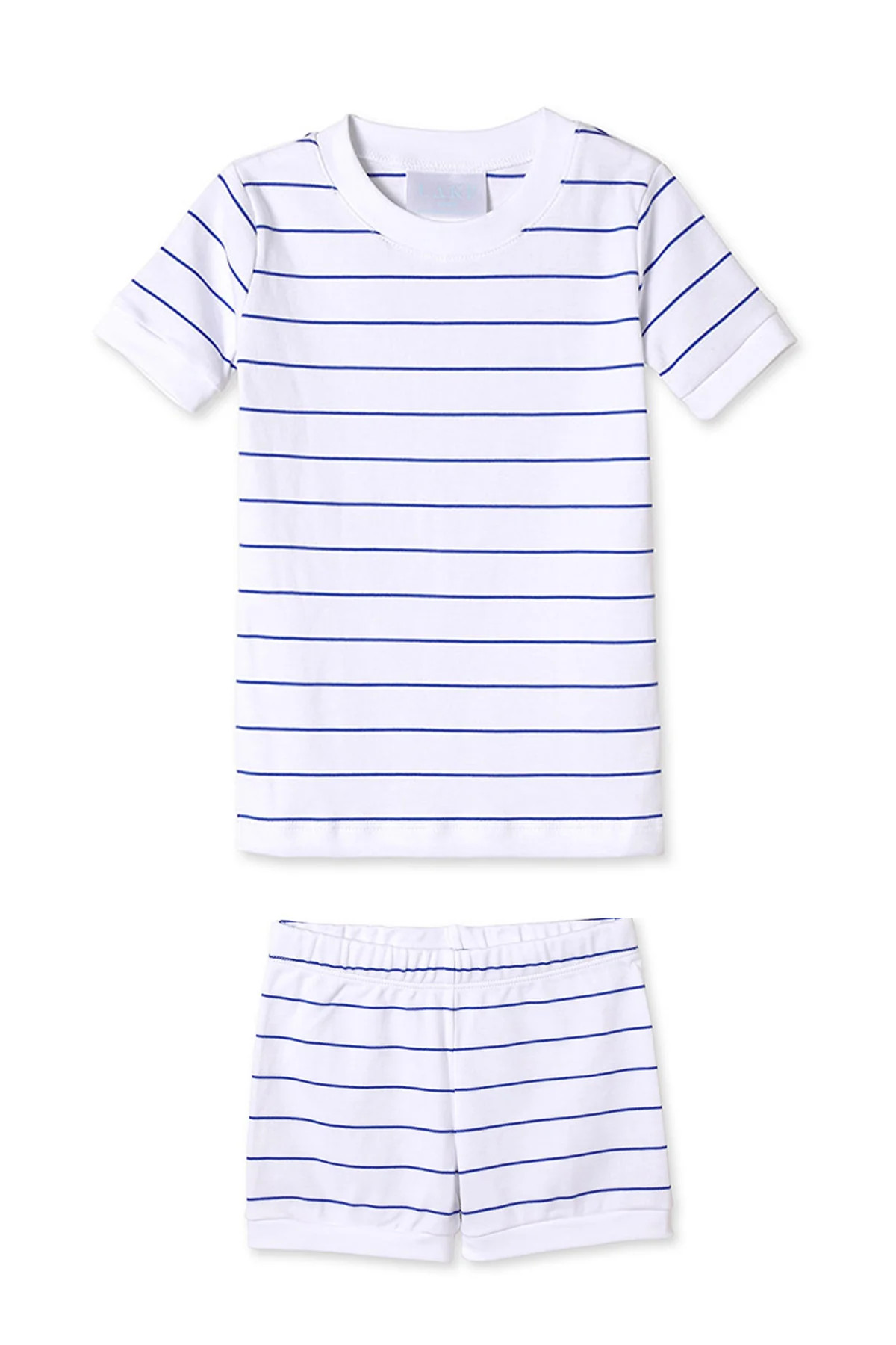 Kids Shorts Set in Cobalt | Lake Pajamas