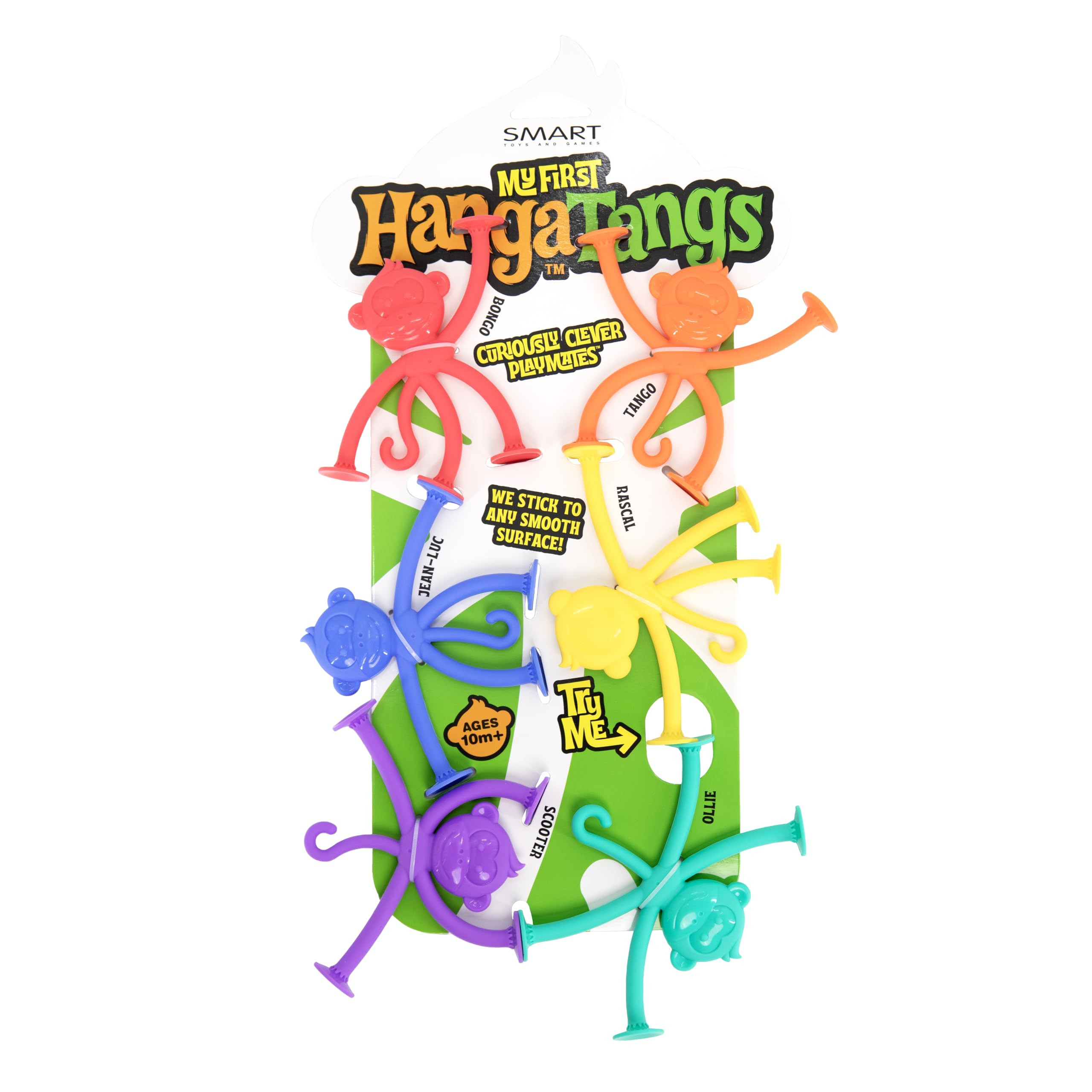 My First HangaTangs: 6-Pack of Curiously Clever Playthings Made from Food-Grade Silicone for Ages... | Amazon (US)