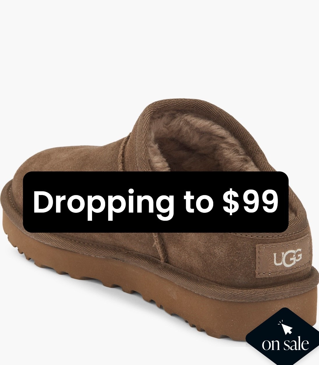 Ugg slippers dropping to under $100.  Currently in stock in most sizes and colors.  Find them in the 🔗.  #ad#shoecrush#Uggboots

#LTKSaleAlert #LTKGiftGuide #LTKHoliday