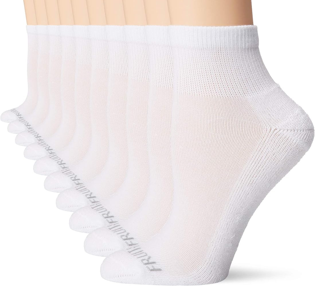 Fruit of the Loom Women's Everyday Soft Cushioned No Show Socks | Amazon (US)