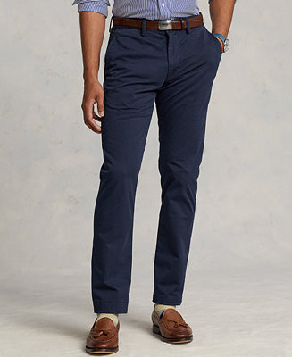 Men's Slim-Fit Stretch Chino Pants | Macy's