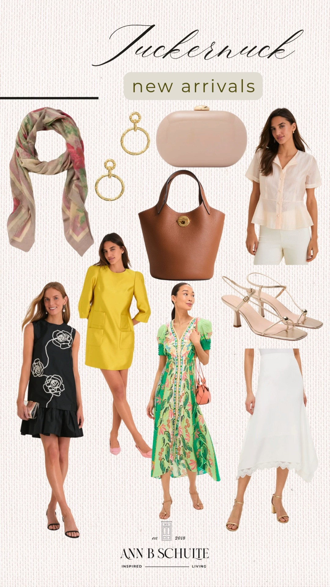 Tuckernuck new arrivals are giving classic, happy-color energy in the best way. Polished prints, easy silhouettes, and outfits already RSVP’d for brunch. 🌷✨🧺 #Tuckernuck #NewArrivals #ResortStyle #LTKFashion #LTKStyle #OutfitInspo #PreppyStyle #ClassicStyle #WardrobeRefresh #EverydayStyle 

 #LTKootd