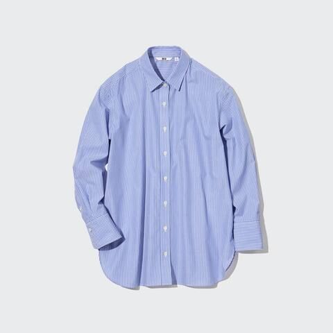 Cotton Striped Shirt | UNIQLO (UK)