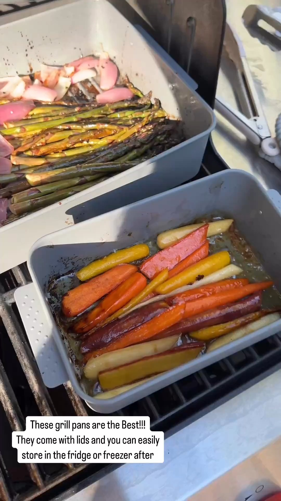 These grill pans are our favorite! They keep everything nice and organized and come with lids to transfer right to the fridge 
Father’s Day gift idea 
 Summer must haves 


#LTKHome #LTKSeasonal #LTKFamily